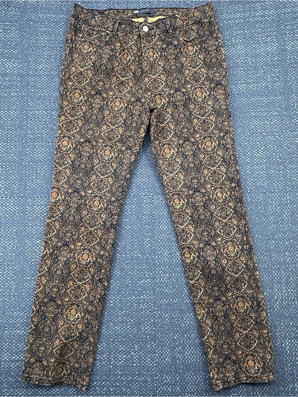 Levi's 711 Mid Rise Skinny Brocade Tapestry Jeans - Women’s